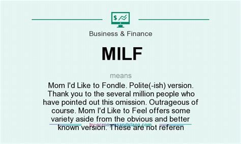 milf meaning|MILF Definition & Meaning .